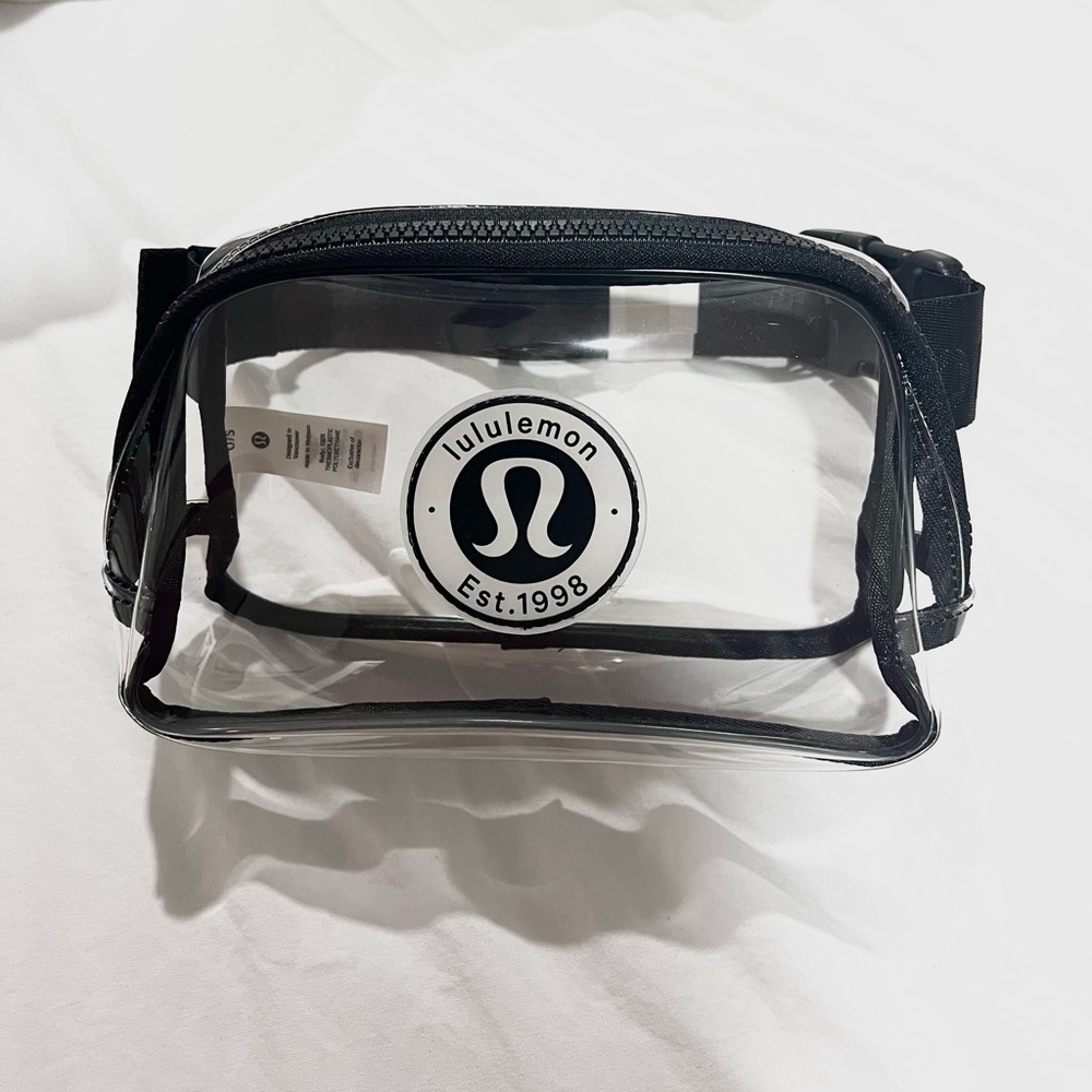 NWOT Clear Lululemon Belt Bag